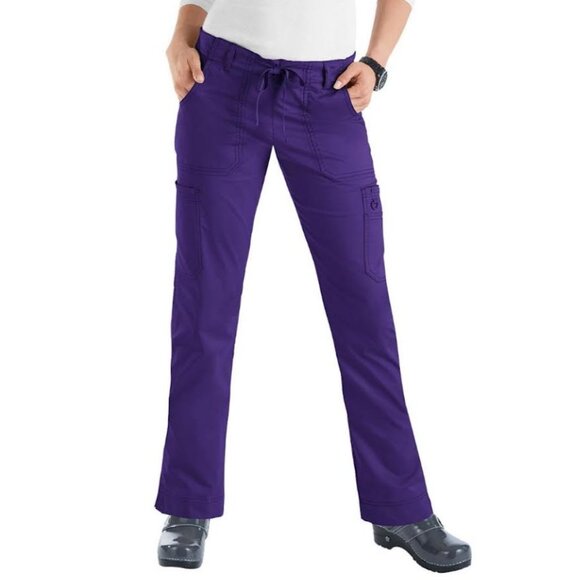 KOI™ 710 Women's Stretch Lindsey Scrub Pant - Grape - Picture 1 of 4
